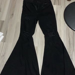Black Bellbottoms